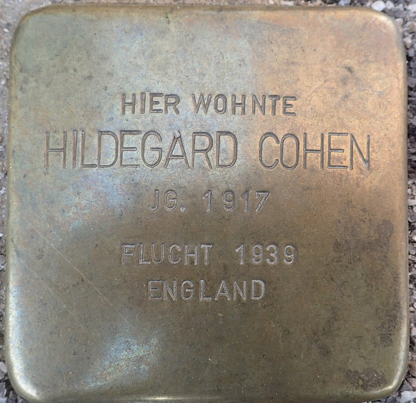 Stolperstein Hildegard Cohen